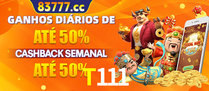 Anúncio de um membro ganhador do cassino T111 que ganhou R$2.193.486,00 jogando o slot PG Fortune Tiger, com os mascotes do jogo comemorando o prêmio.
