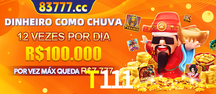 Banner do programa de recompensas Recomende para amigos do T111, detalhando os bônus por convidar amigos, com prêmios que chegam a R$288.888.