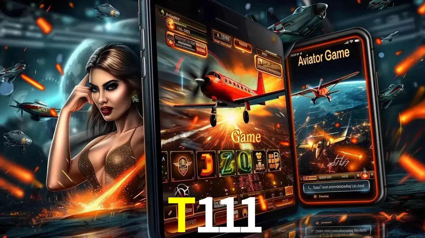 Mulher estilosa cercada por telas que exibem a jogabilidade do Aviator, capturando a intensidade e a estratégia deste popular crash game oferecido pelo T111.
